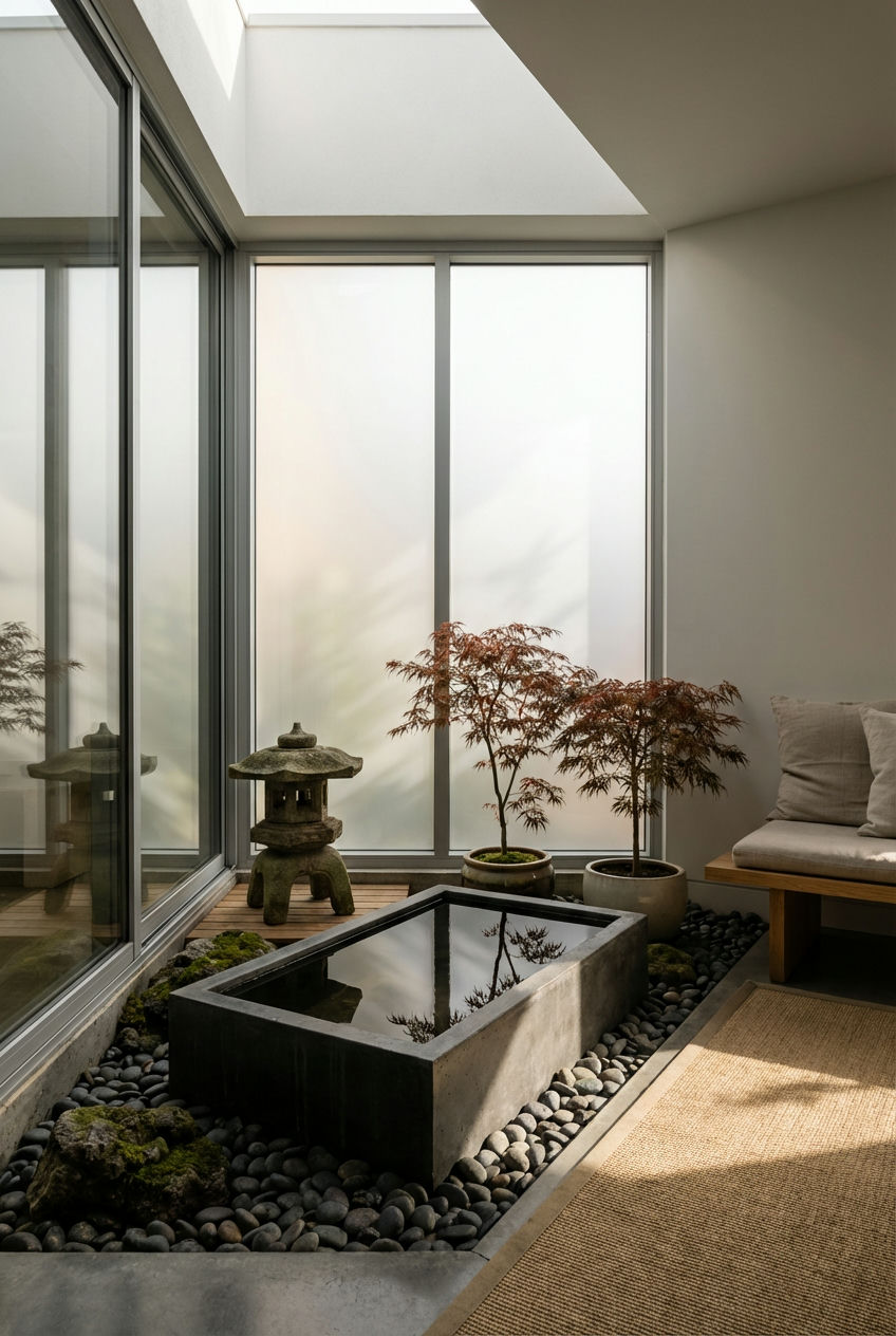 Zen Garden with Water Feature 2