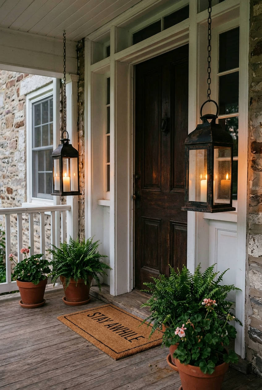 Rustic Lanterns for a Farmhouse Feel 1