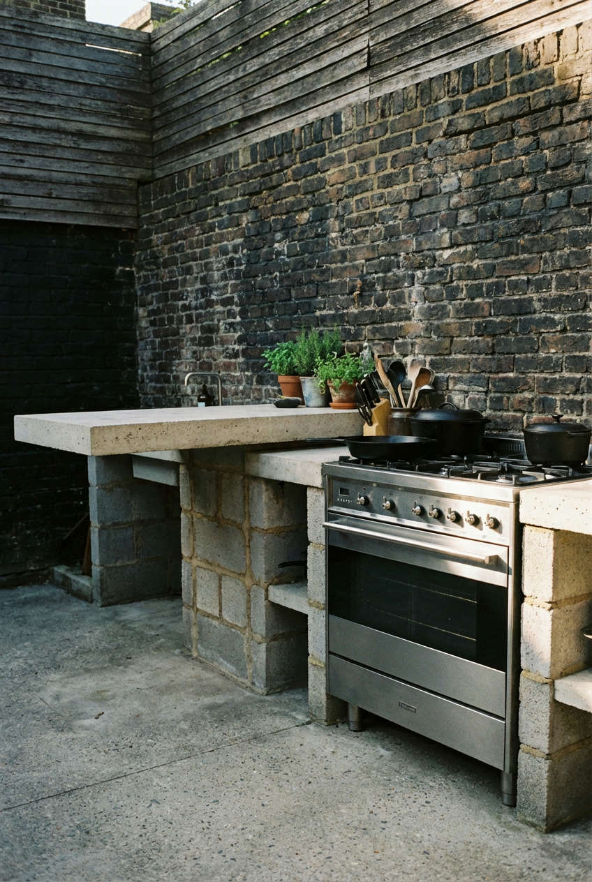 Sleek Concrete & Steel Sanctuary 2