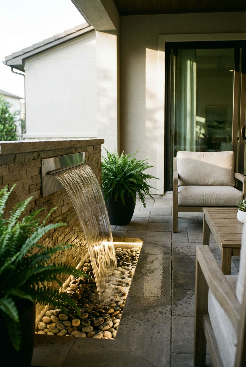 Decorative Water Walls and Sheer Descents 2