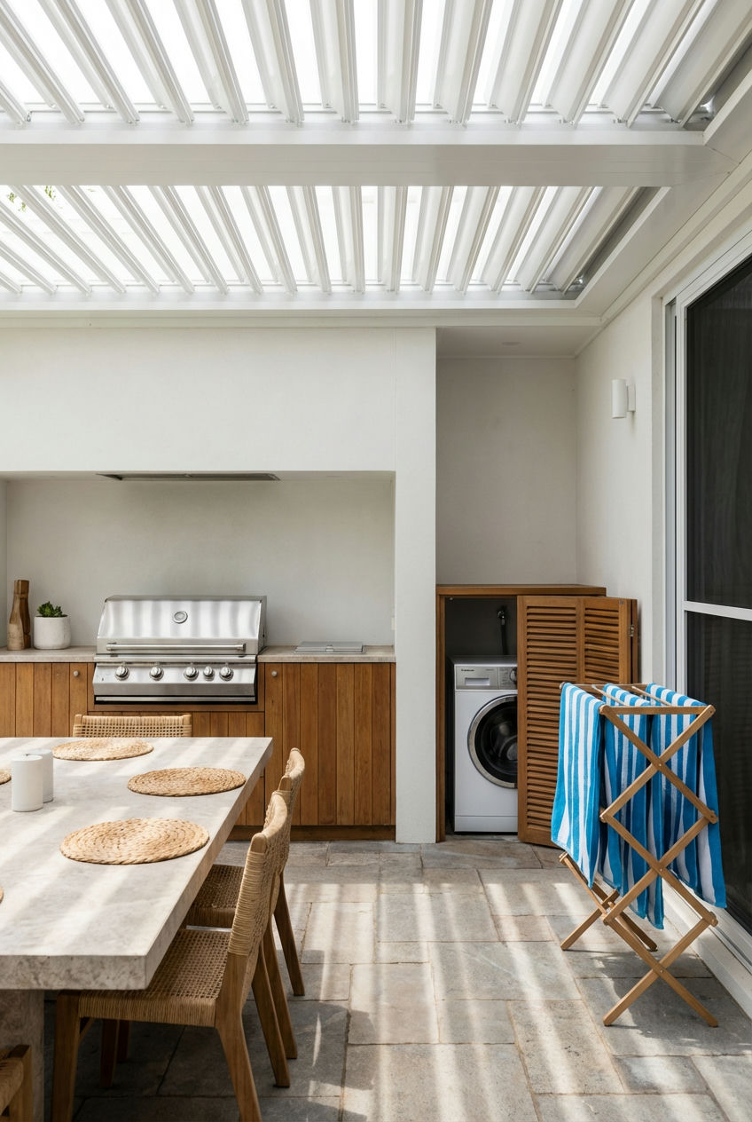 All-Weather Alfresco Dining & Laundry Zone 2