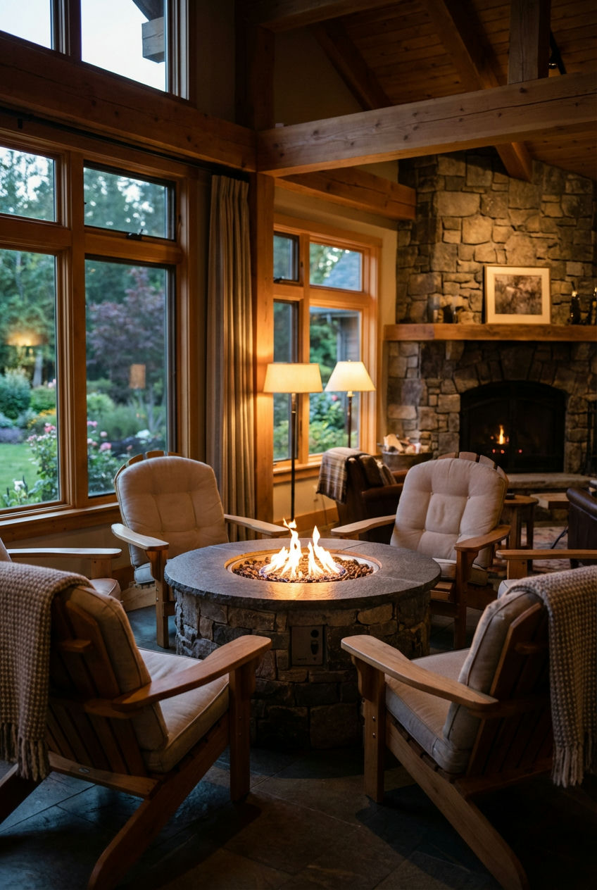 Cozy Fire Pit Bar 1