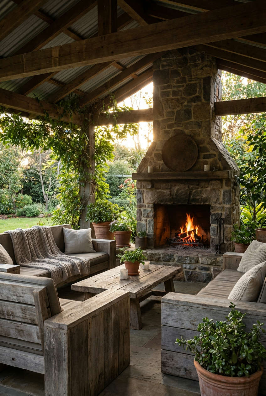 Fireplace-with-Built-in-Seating-2