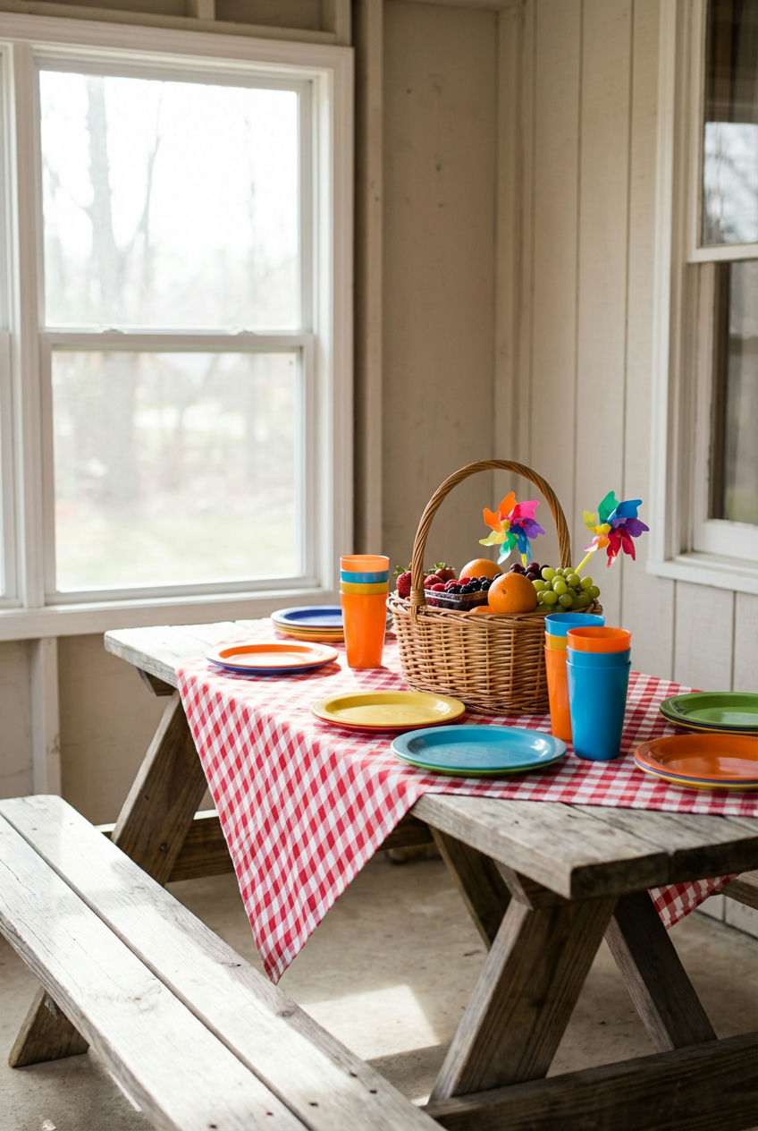 Playful Picnic Table Fun 1