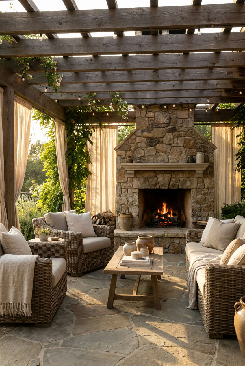 Pergola-Covered-Fireplace-Retreat 1
