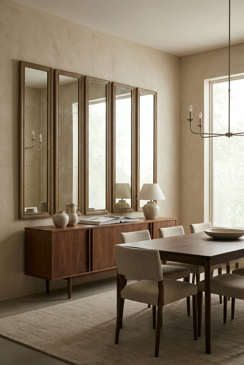 Mirror Panels with Decorative Frames 2