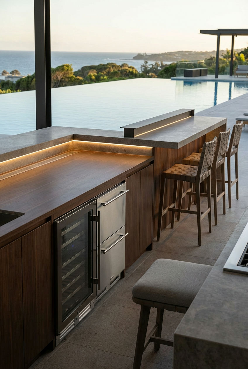 Luxurious Poolside Bar 2