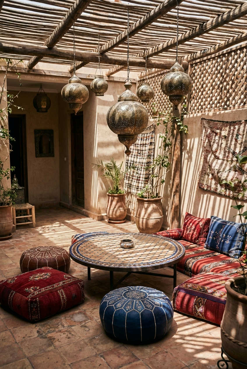 Moroccan-Inspired Outdoor Oasis 1