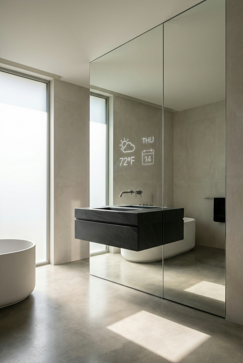 Mirror Panels with Digital Integration 1