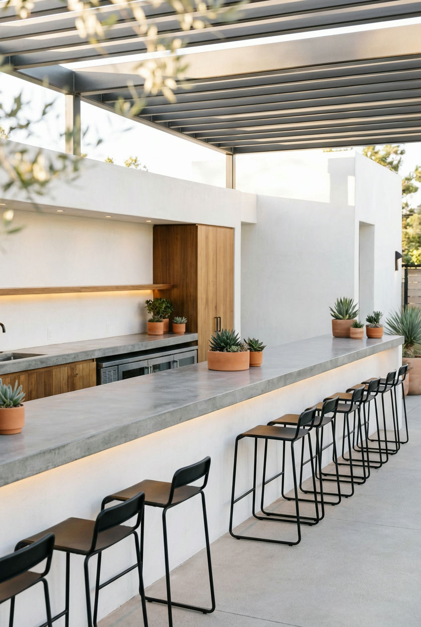 The Streamlined Modern Bar 1