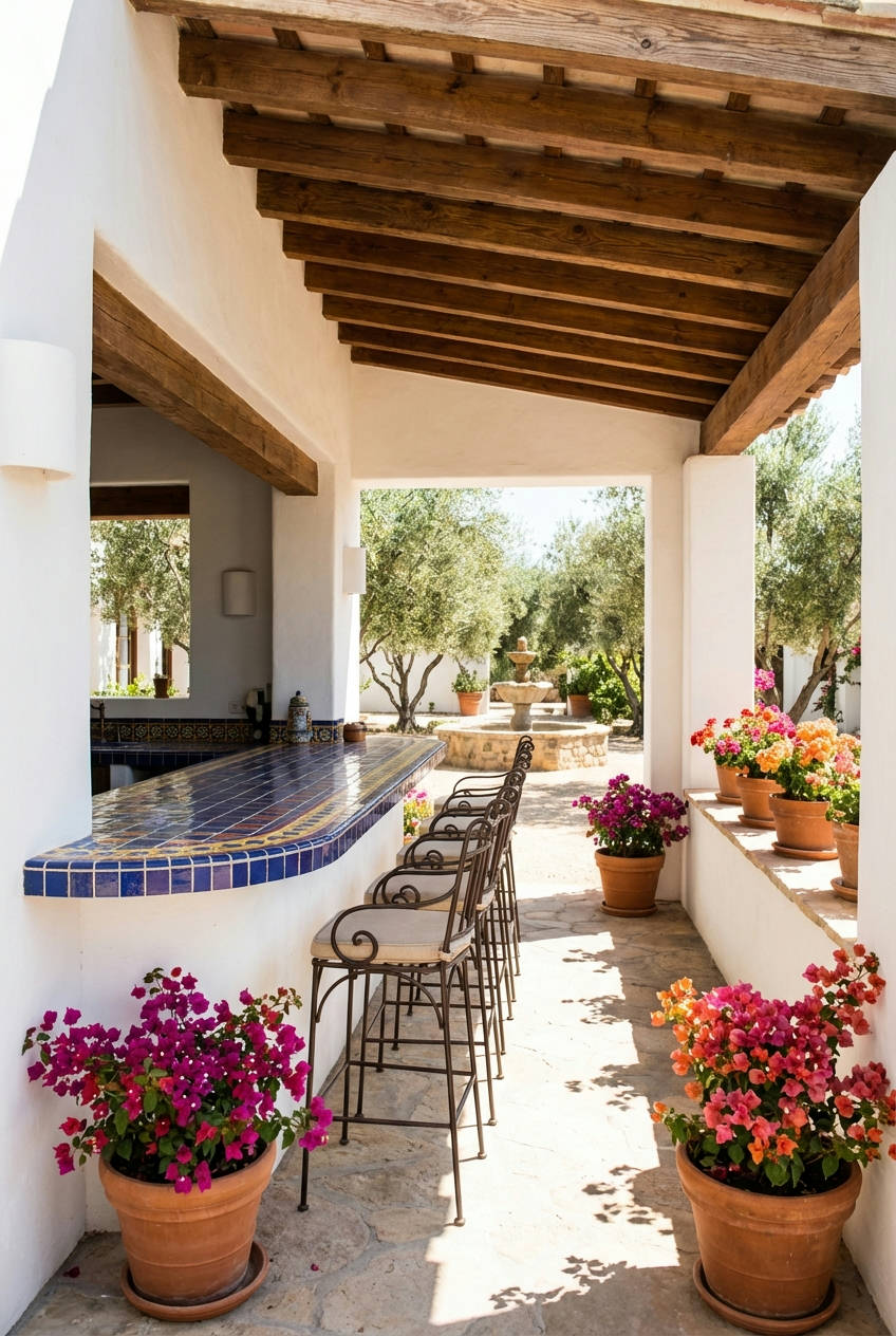 Mediterranean Courtyard Bar 1