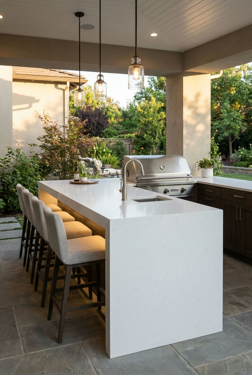 The Statement Island Kitchen 1