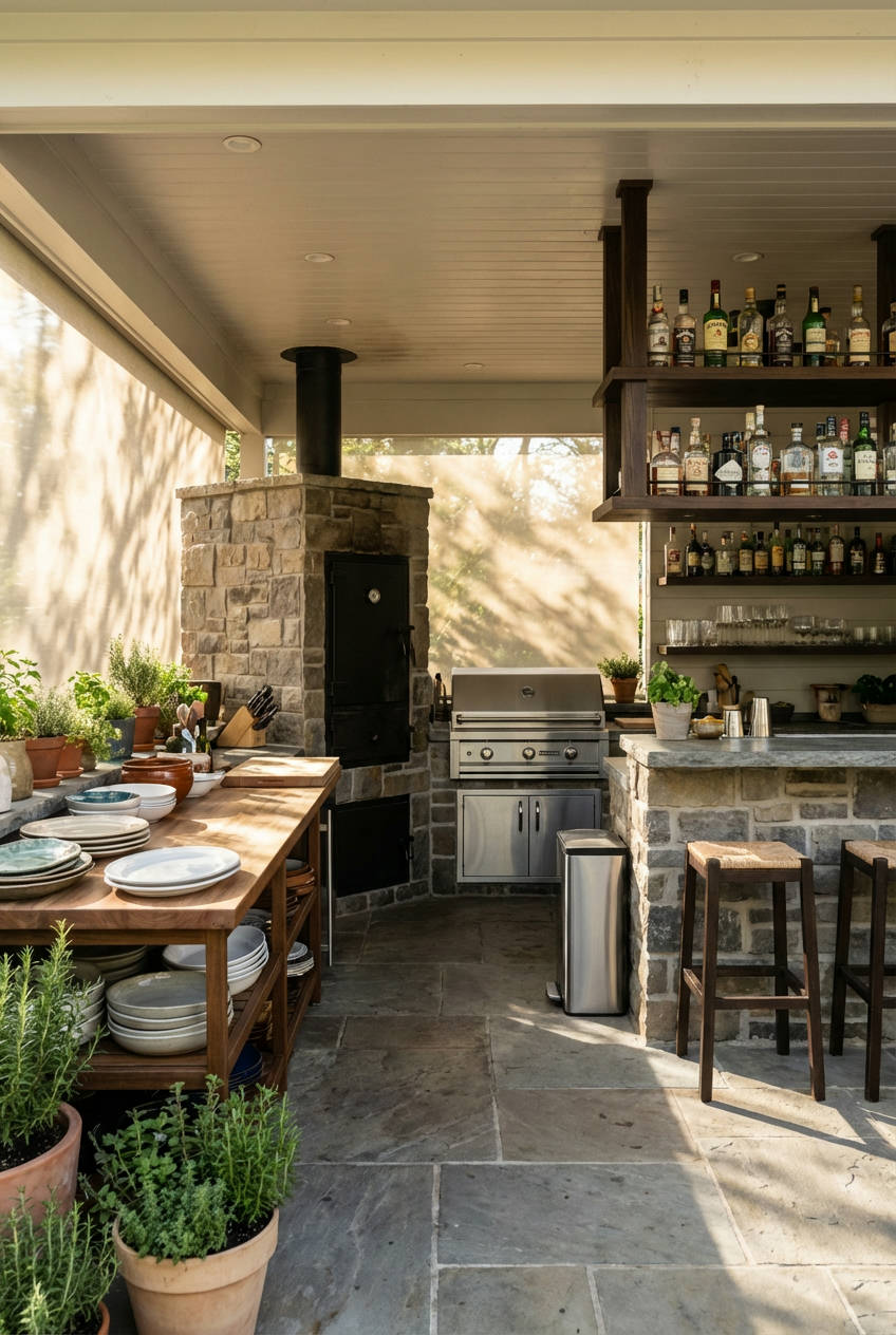Built-in BBQ & Bar Zone 2