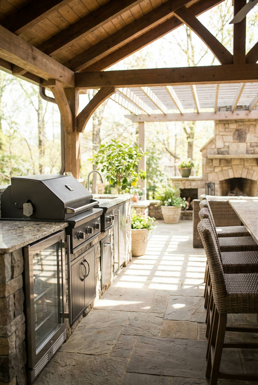 Built-in BBQ & Bar Zone 1