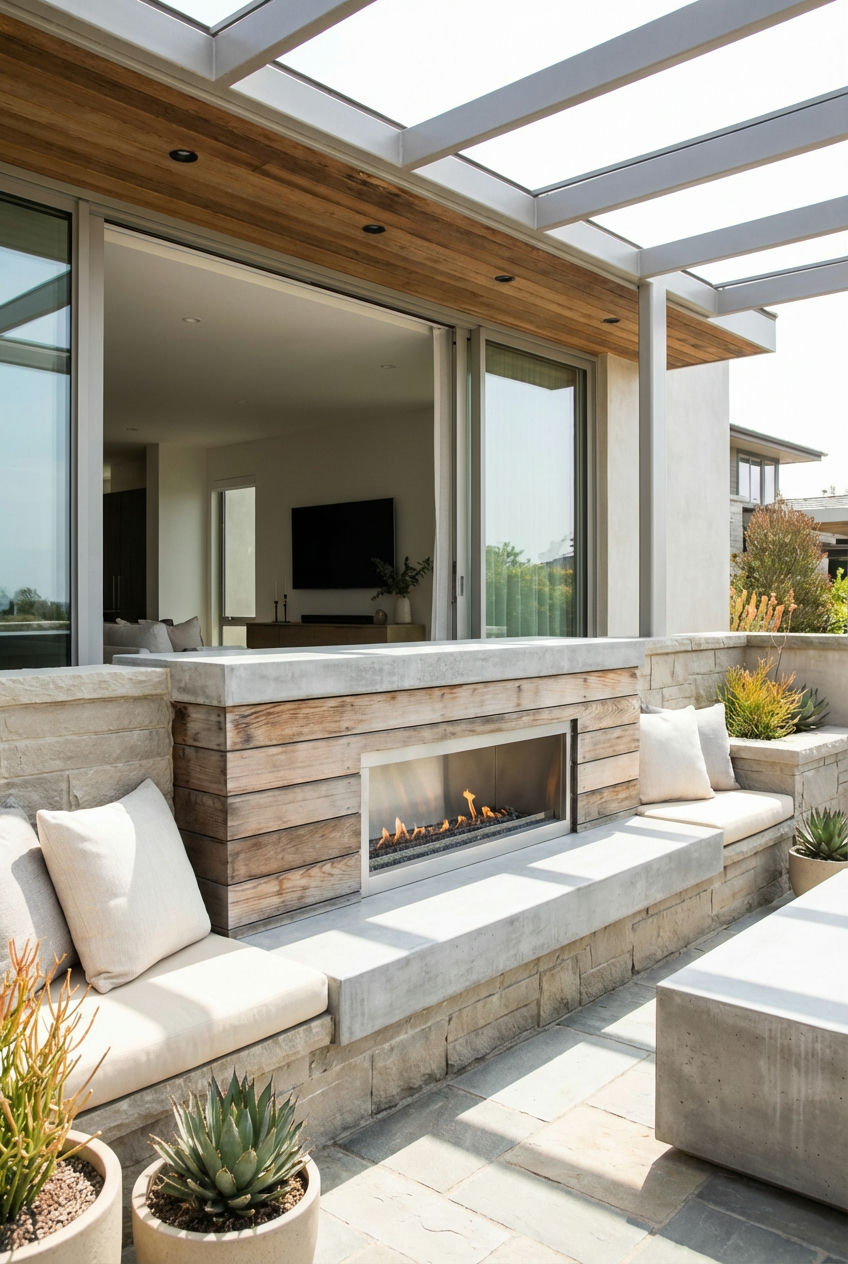 Modern Concrete & Wood Designs 1