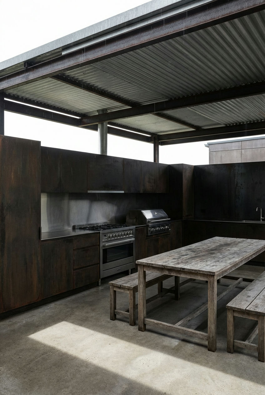 Industrial Chic Loft Kitchen 2