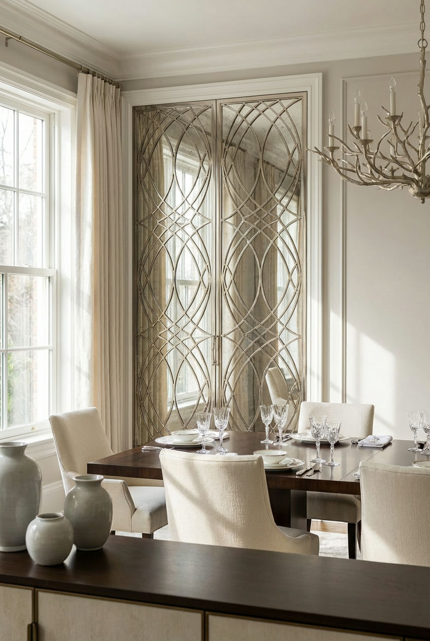 Mirrored Fretwork Panelling 2