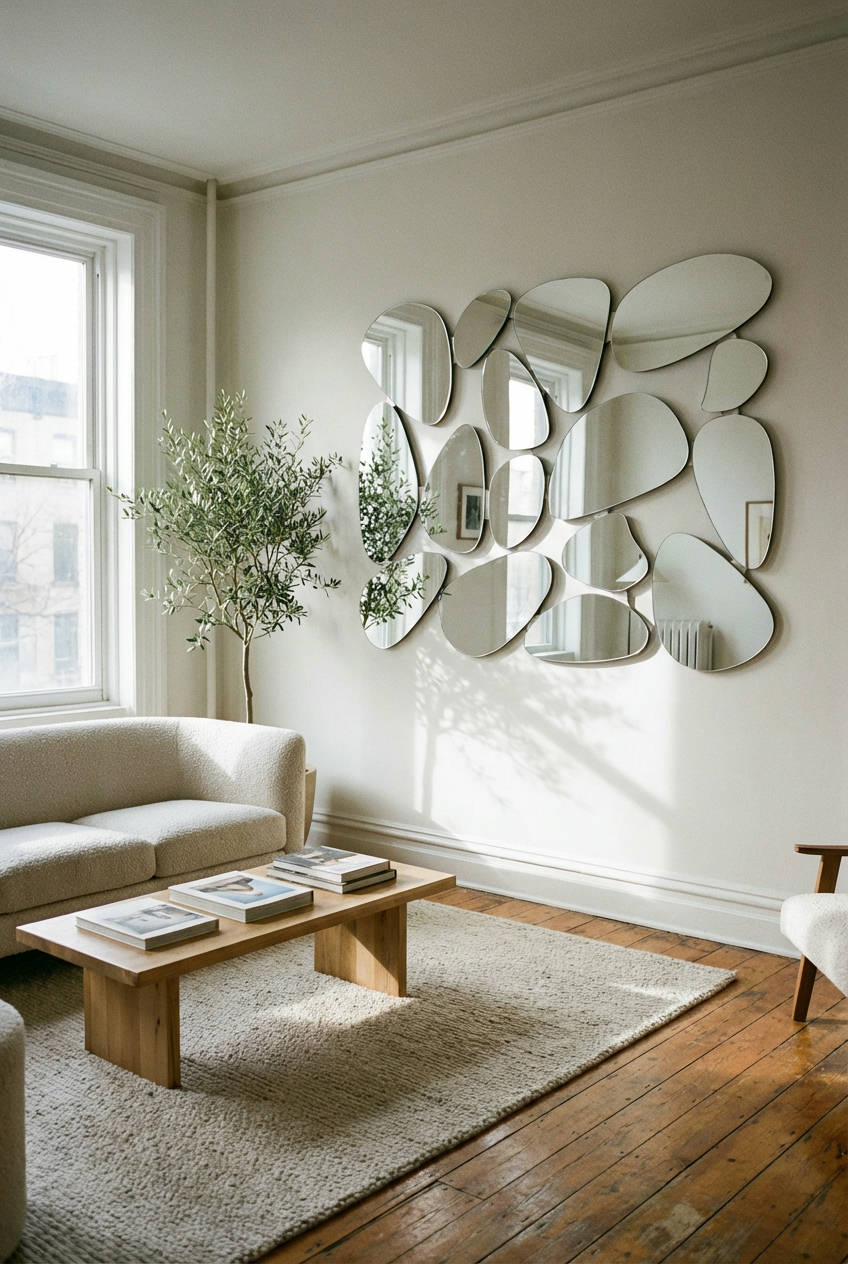 Abstract Mirror Art Walls 1