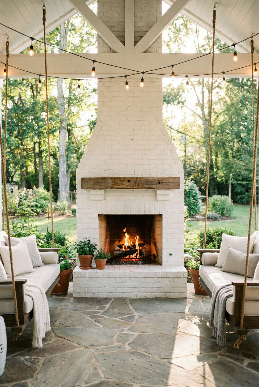 Farmhouse-Style-Fireplace 1