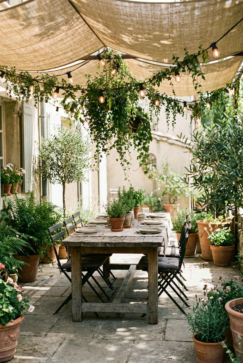 String Lights and Bistro Ambiance 2