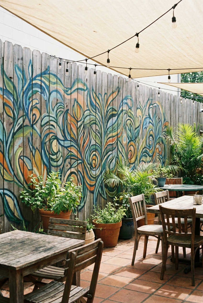 Art Wall or Mural Fence 1