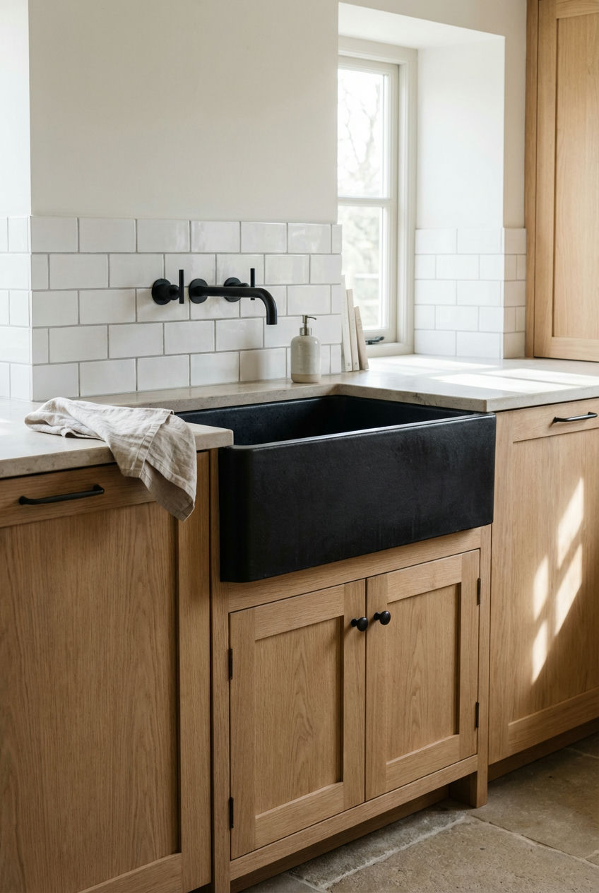 The Statement Black Sink and Fixture 2