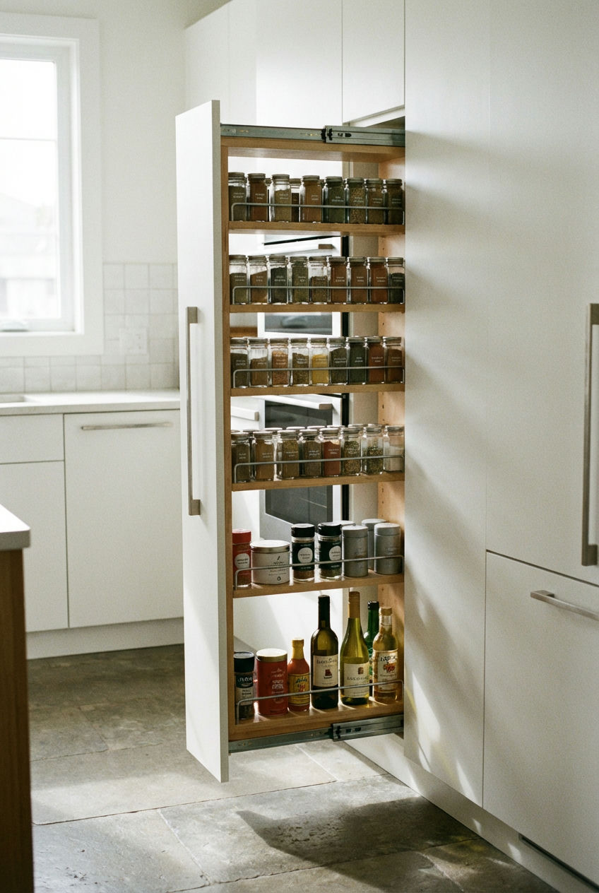 Vertical Pull-Out Pantries 1