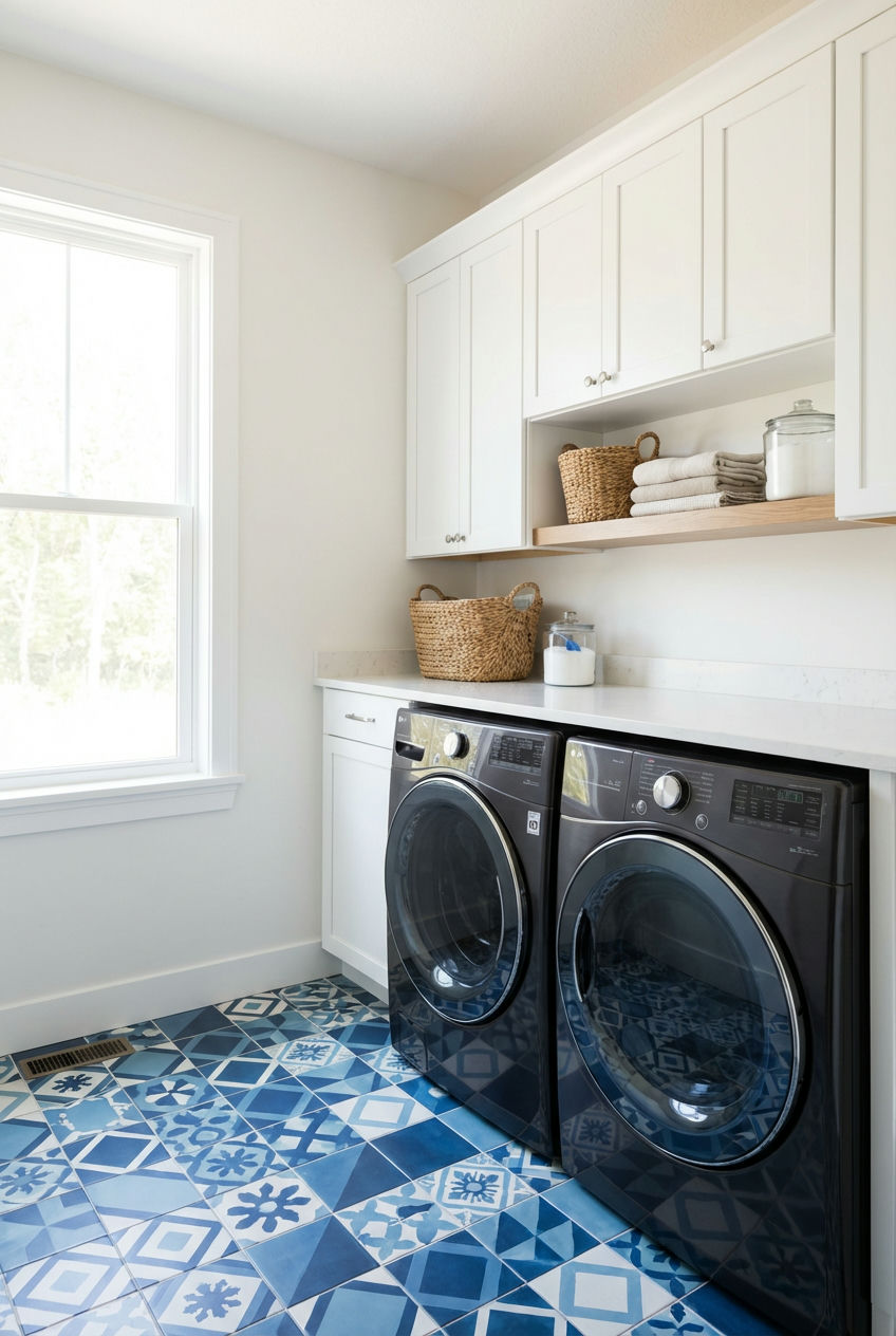 Statement Flooring & Backsplashes 1