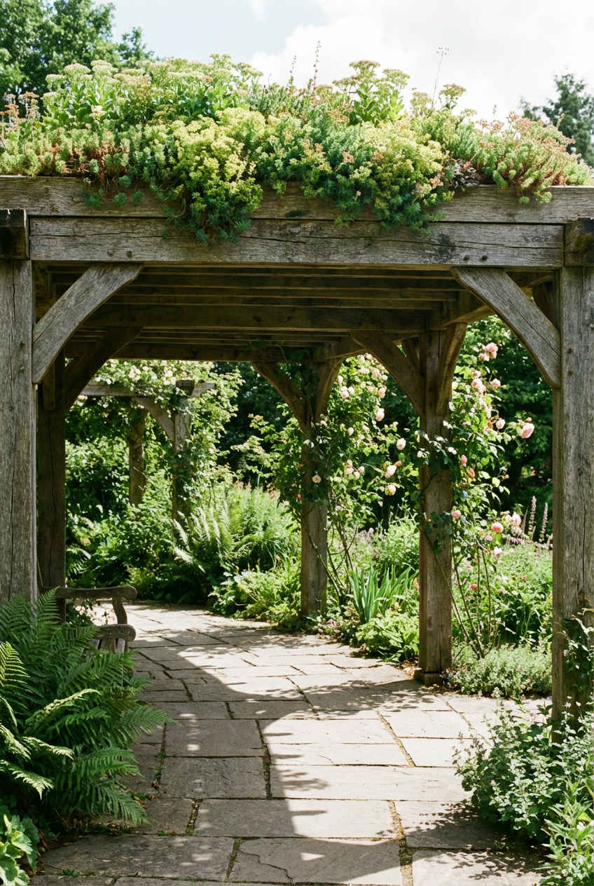 Green Roof Pergolas 1