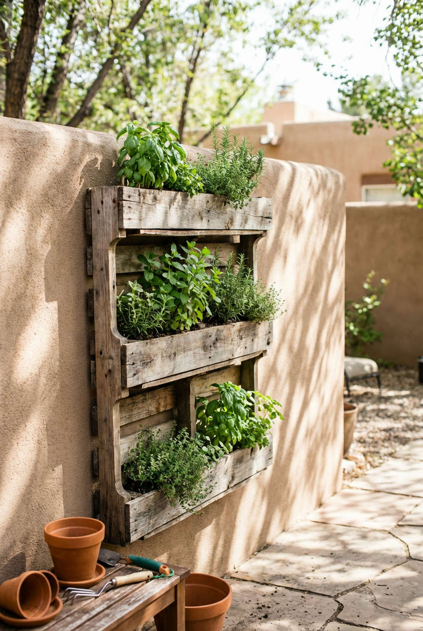 Vertical Herb Garden Wall 1