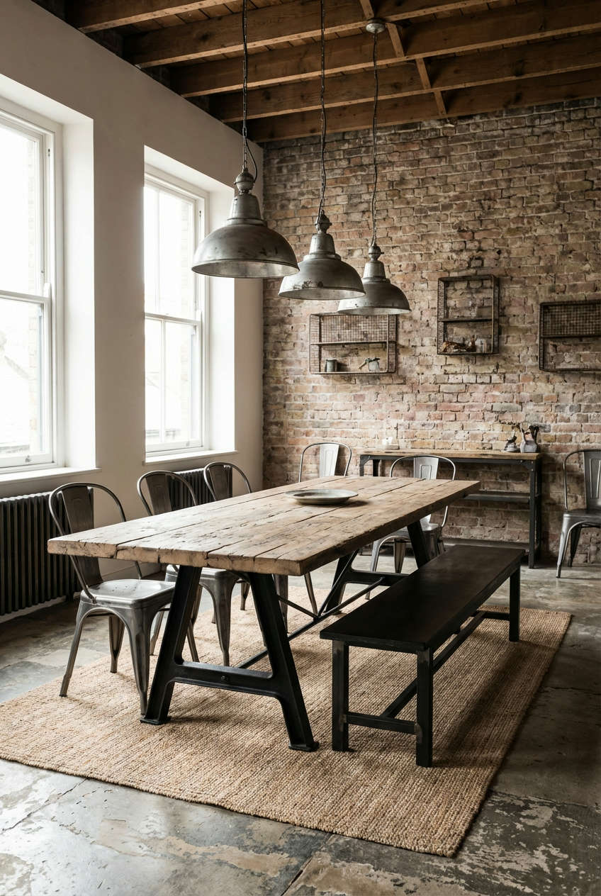Industrial Chic with Black Metal 1