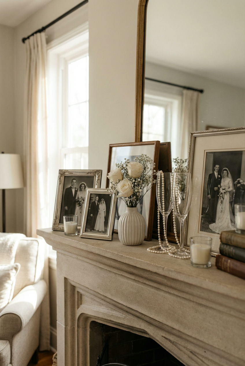 Grand Wedding Day Keepsake Display 1
