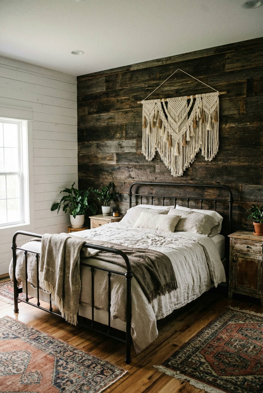 Reclaimed Wood Feature Wall 2