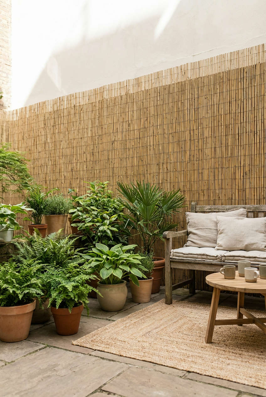 Bamboo Roll Fence 1