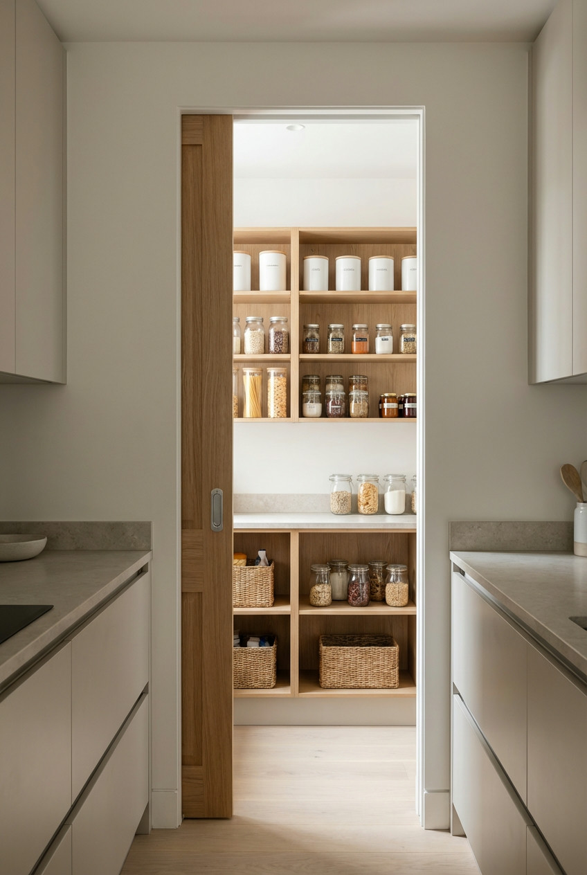 The Sleek, Hidden Pantry Design 2