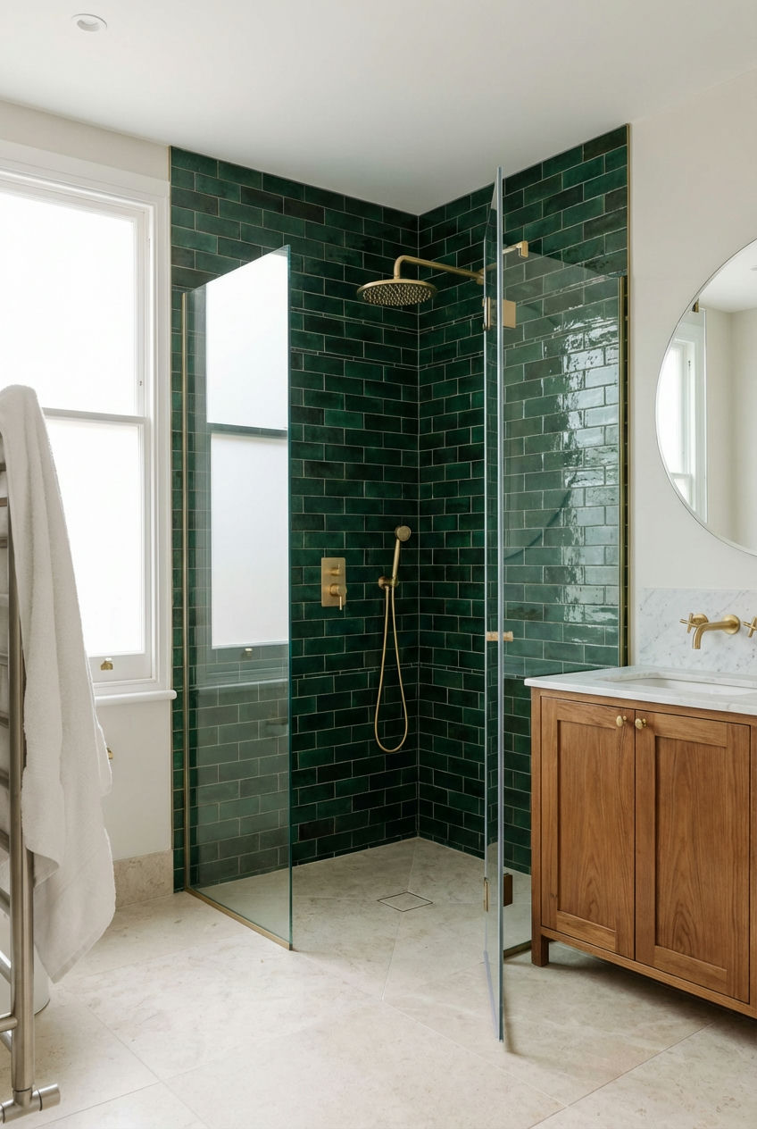 Emerald Subway Tiles 1