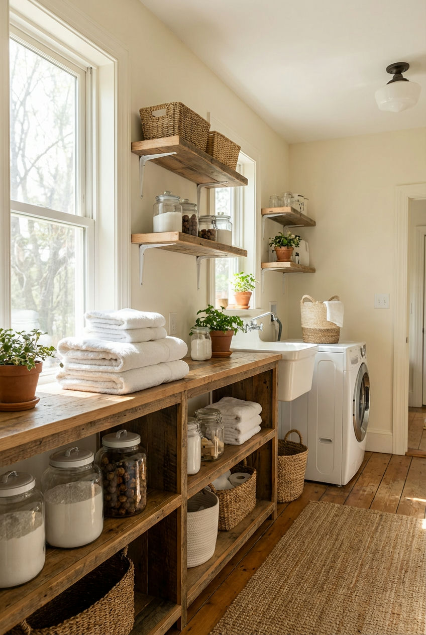 Open Shelving & Natural Materials 1