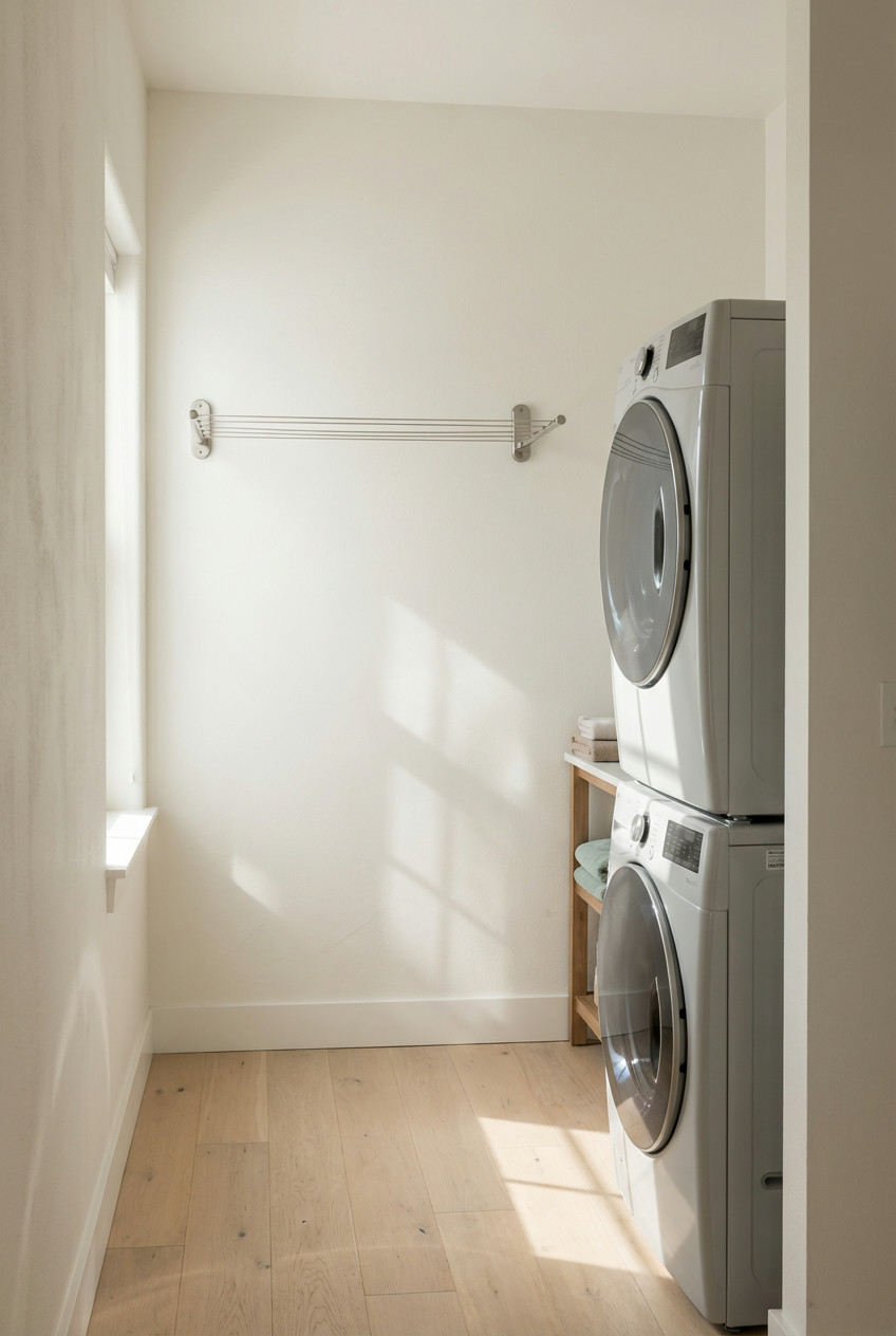 Wall-Mounted Drying Rack Solution 2