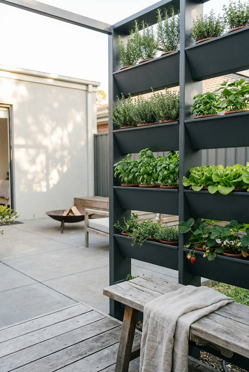 Vertical Herb Garden Wall 2