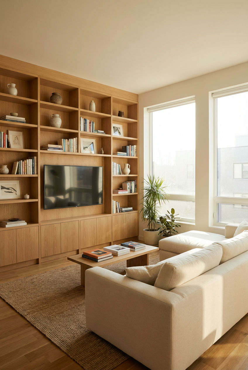 Grand Bookshelf and Media Combination 2