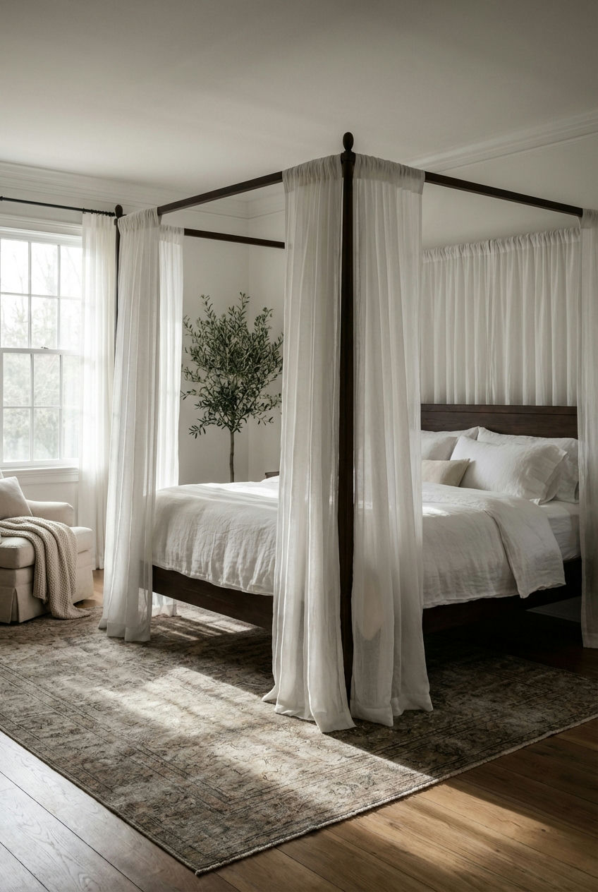Canopy-Beds-with-Sheer-Drapes-1