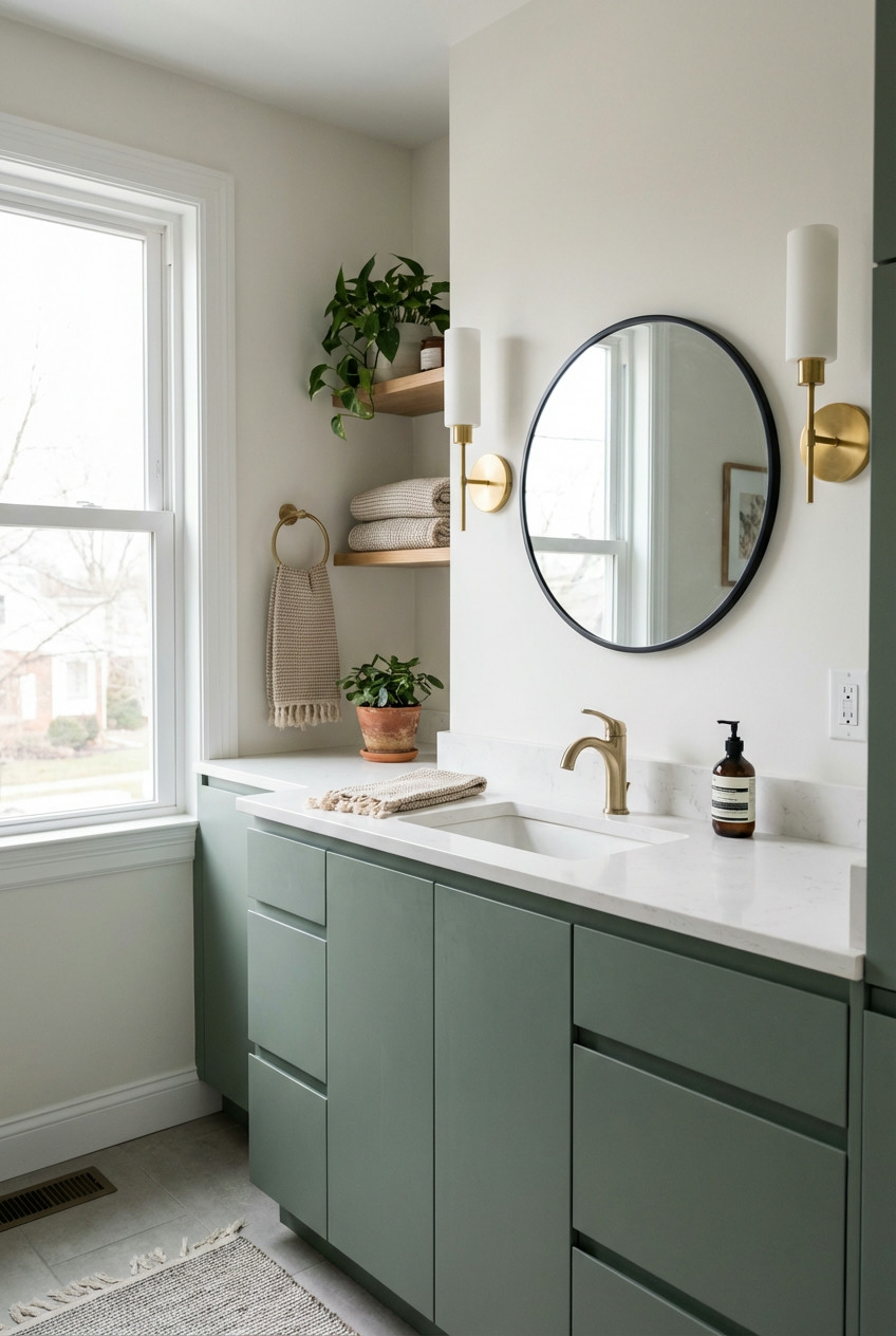 Sage Green Cabinetry 2