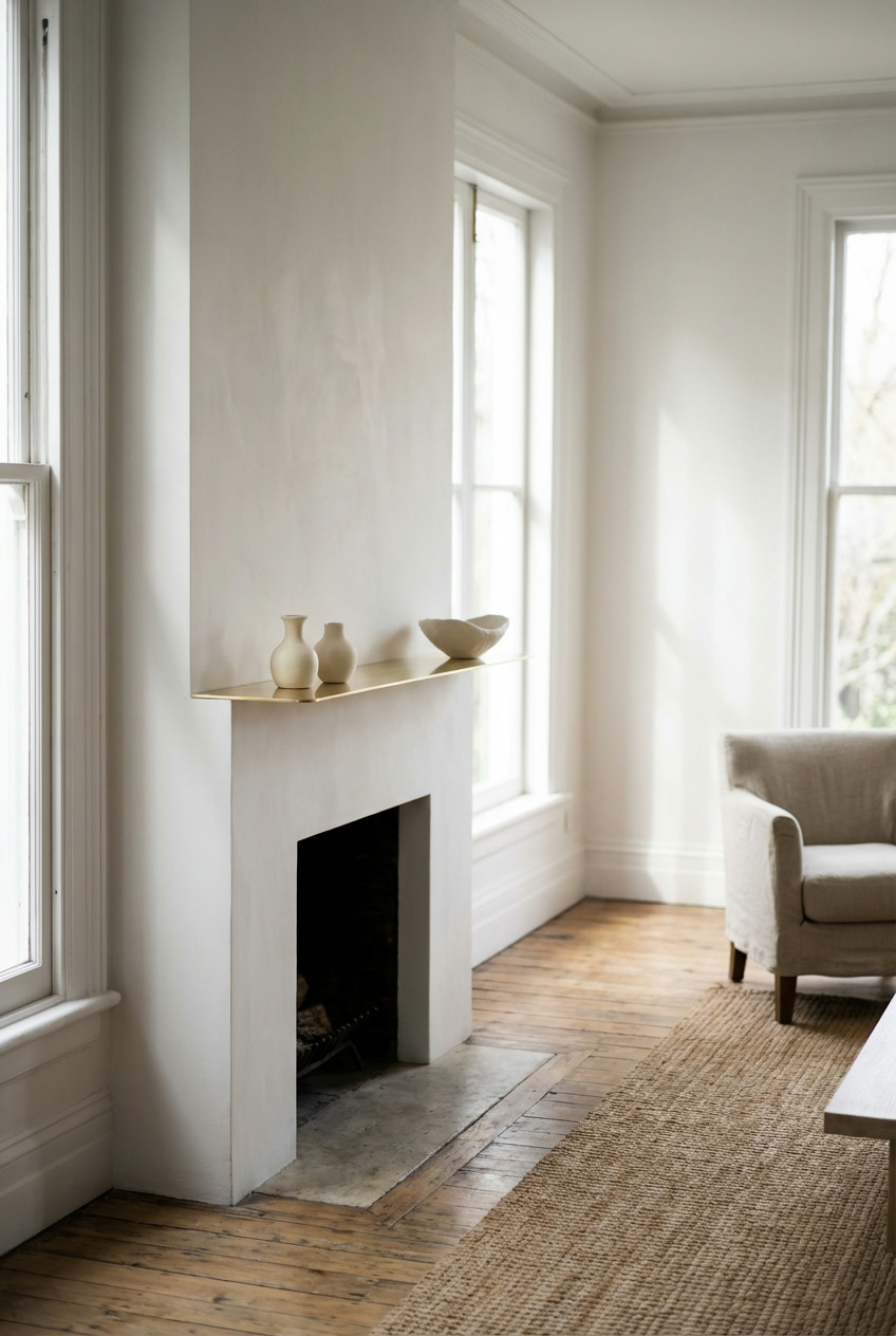 Minimalist Floating Mantels 2