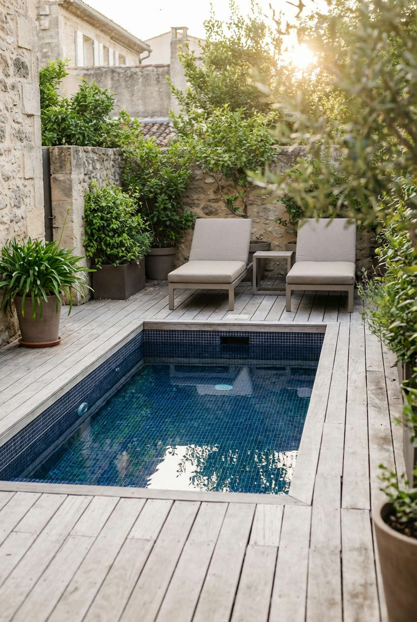 Small Pool with Decking Area 1
