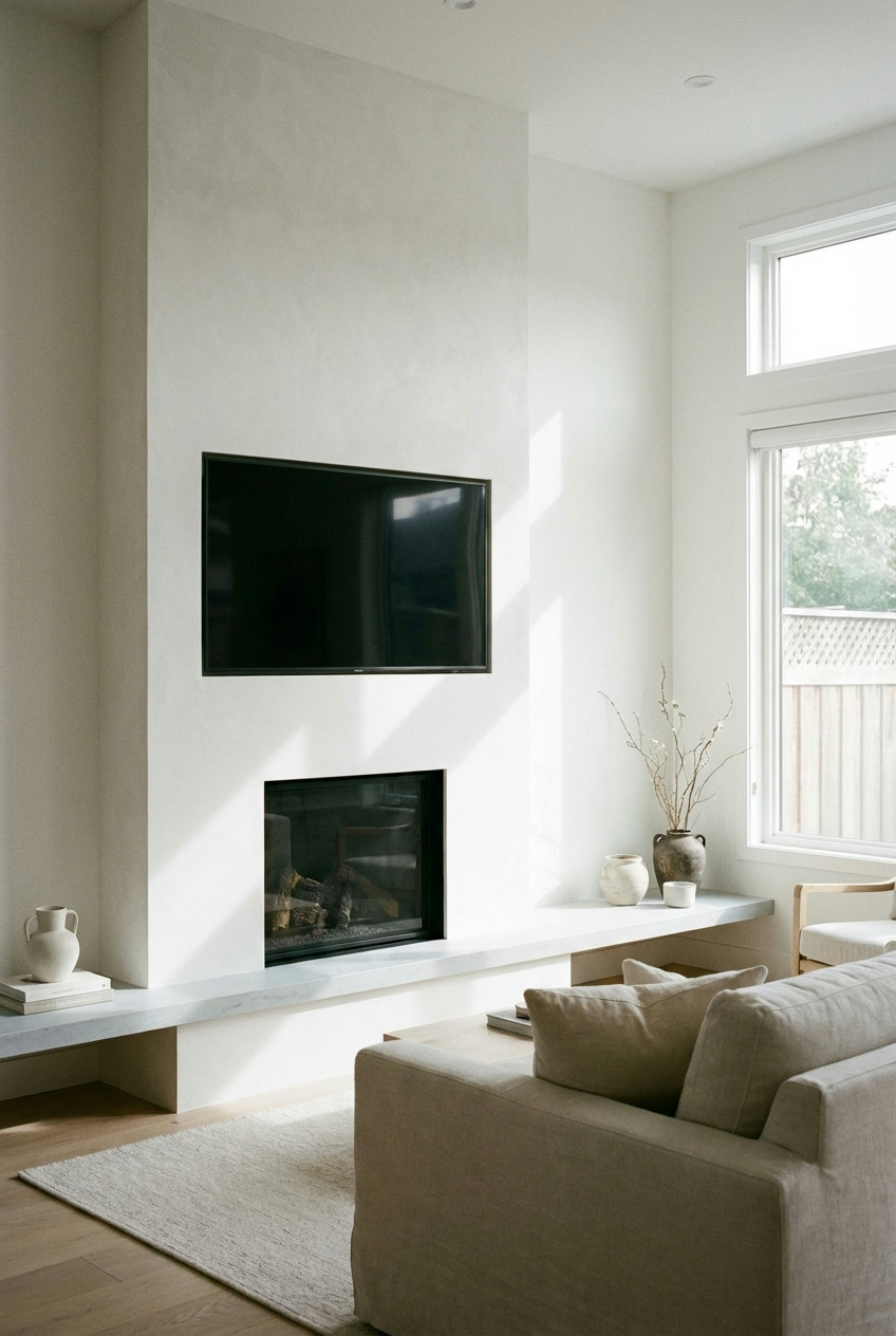 Integrated Fireplace Wall 2