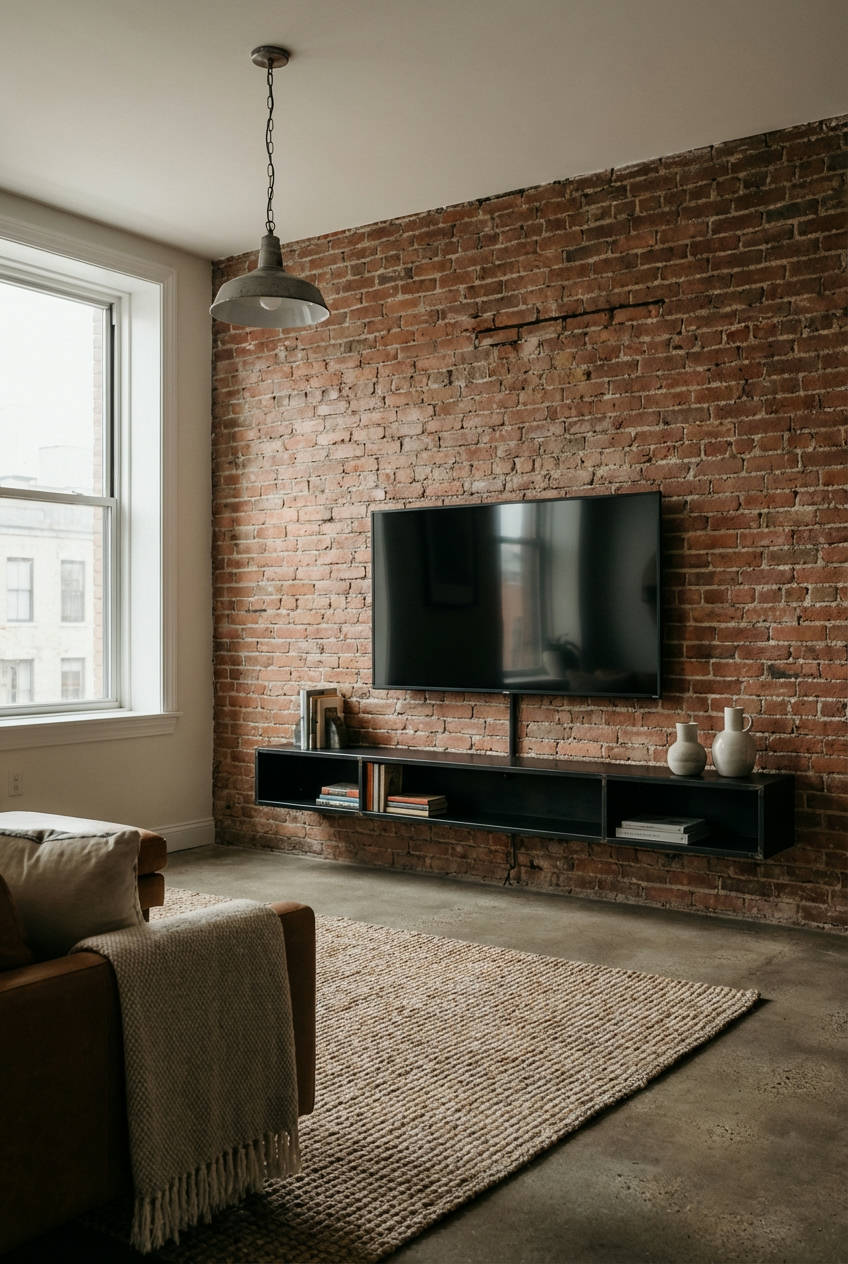 Exposed Brick with a Modern Twist 1