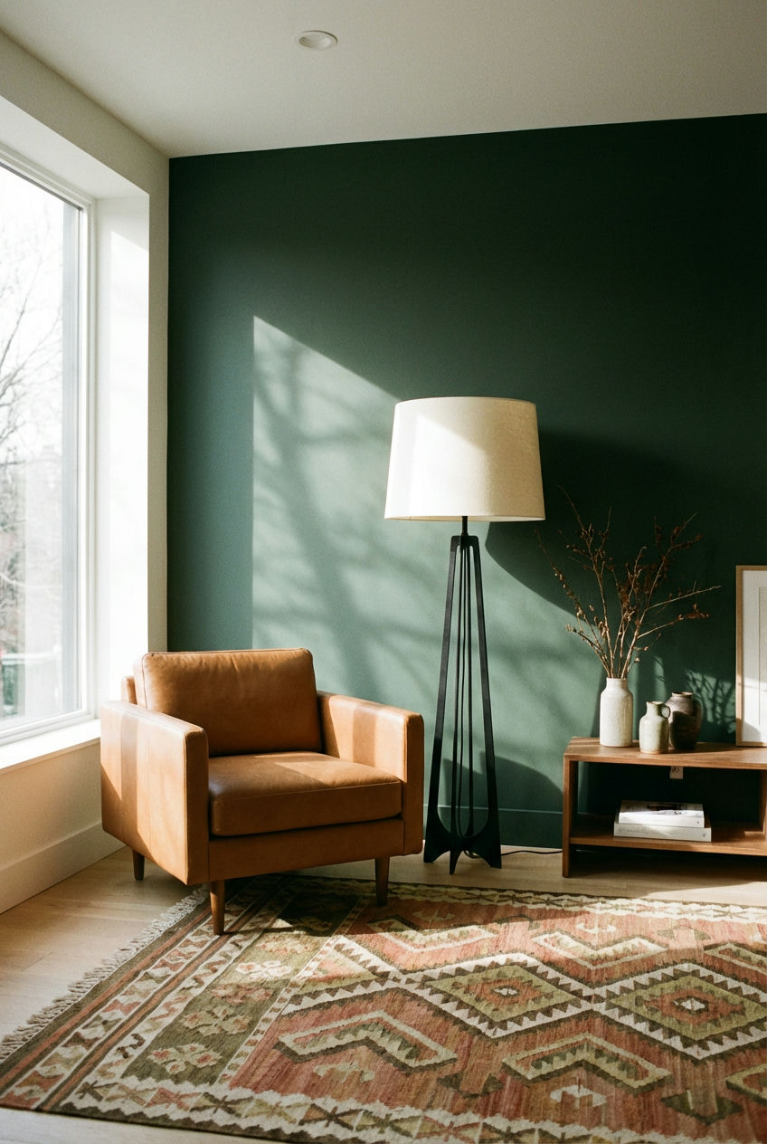Forest Green & Leather 2