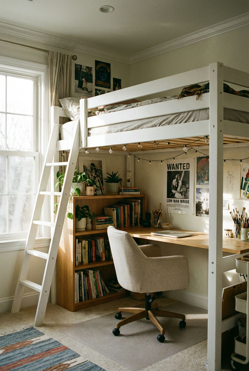 Loft Beds with Desk or Lounge Area 1