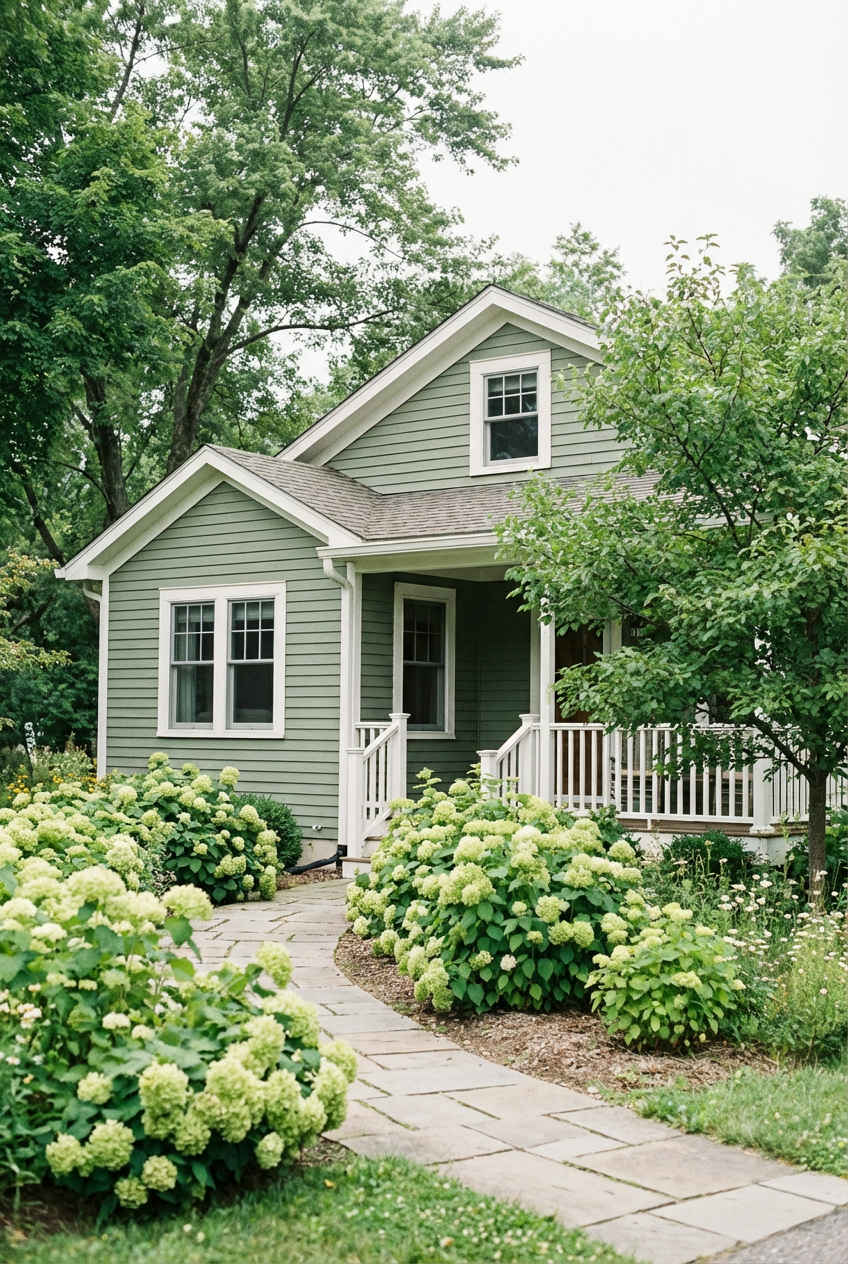 Coastal Chic with Sage Green and Crisp White 1