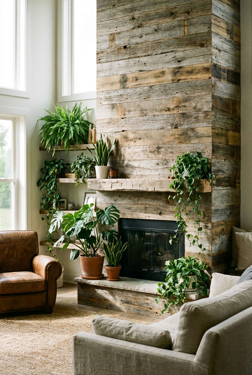 Sustainable Fireplace Refaces 1